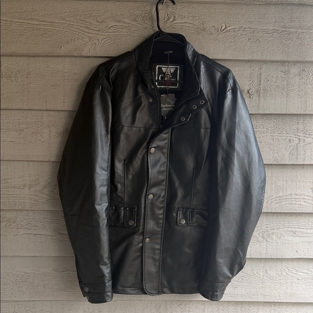 Collezioni Italia Faux Leather Jacket